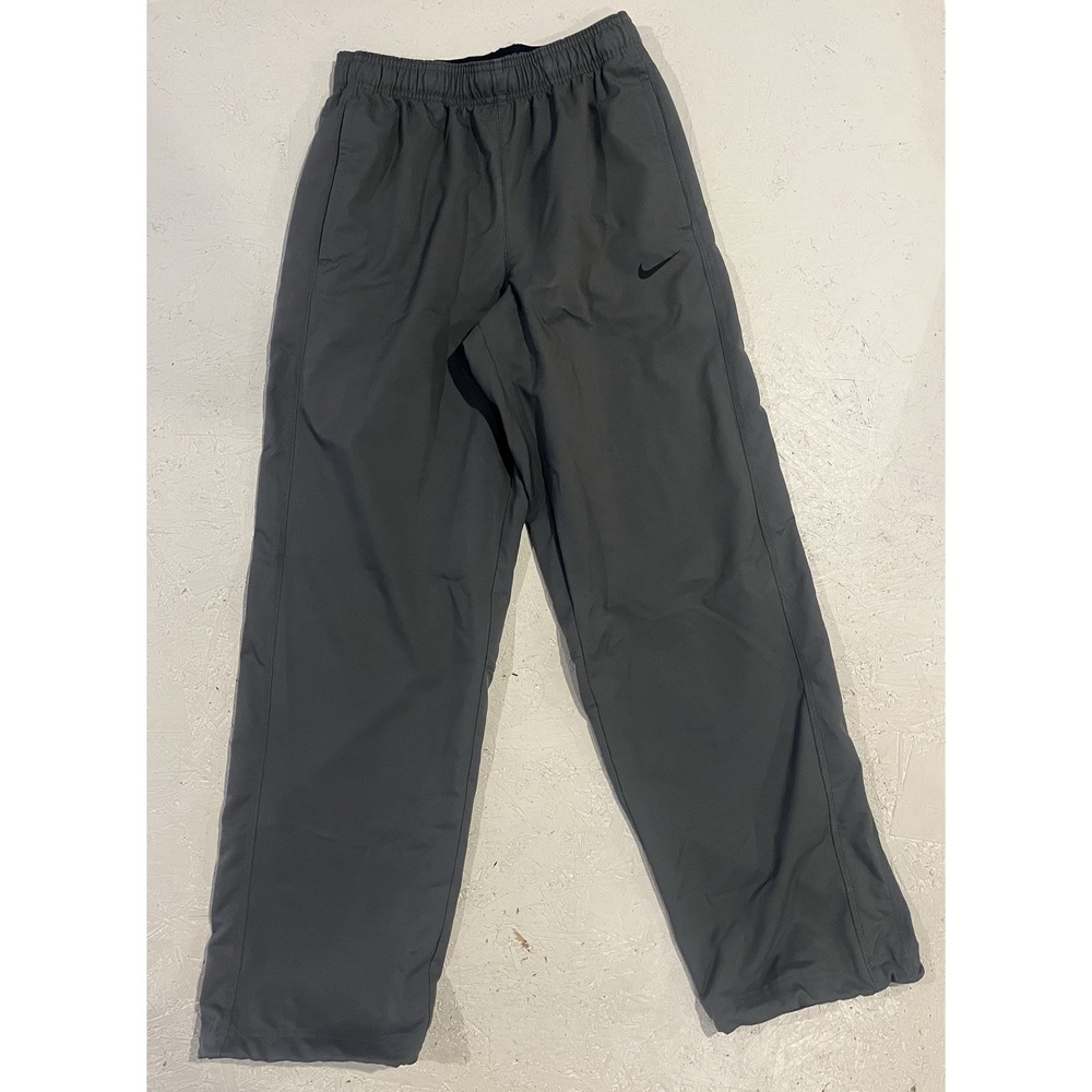 Nike Pants Mens S Gray Athletic Track Wide Leg Run Gym Active Basketball